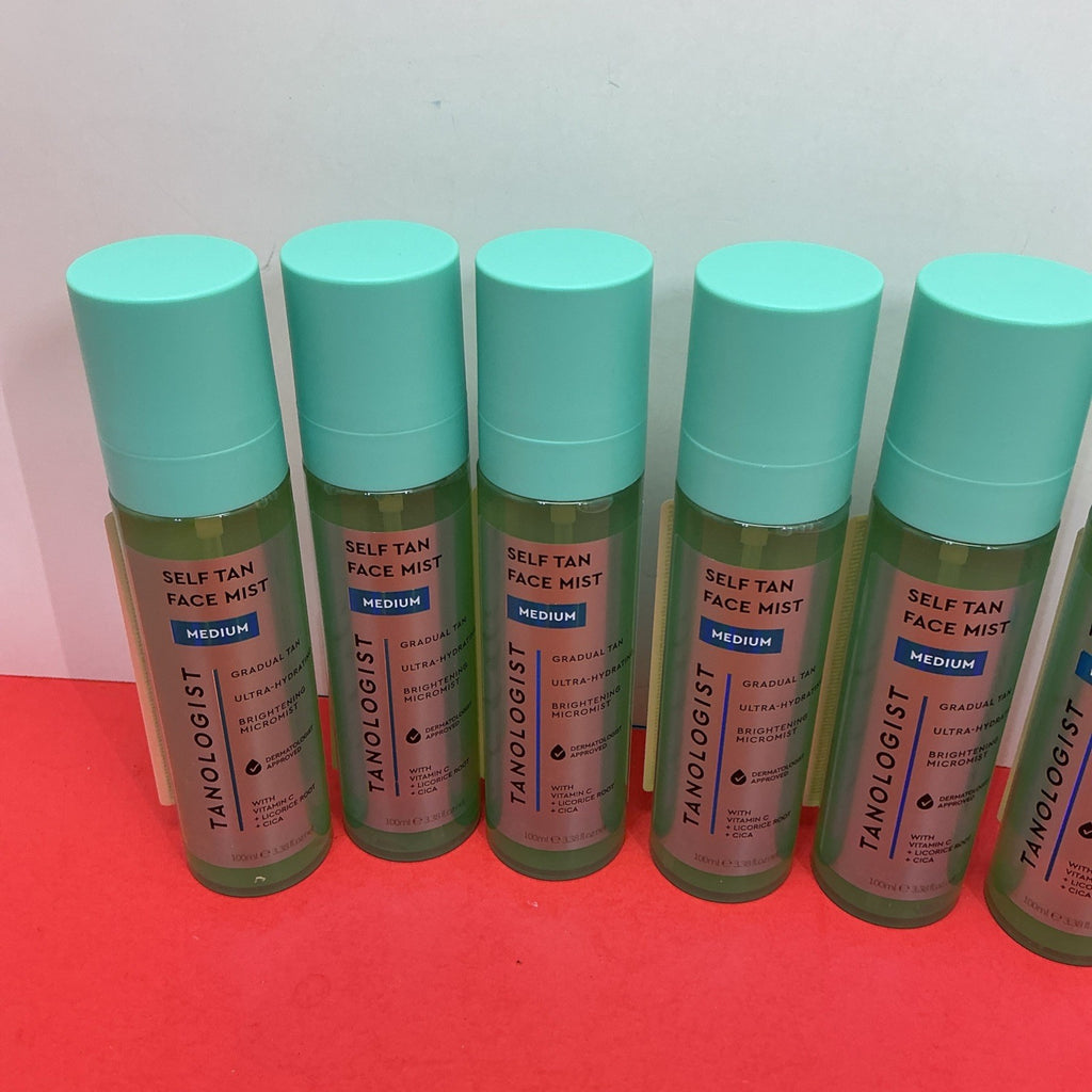 Self-Tanning Facial Mist with Brightening & Hydrating - Gradual Glow 3.38oz (6 Pack)