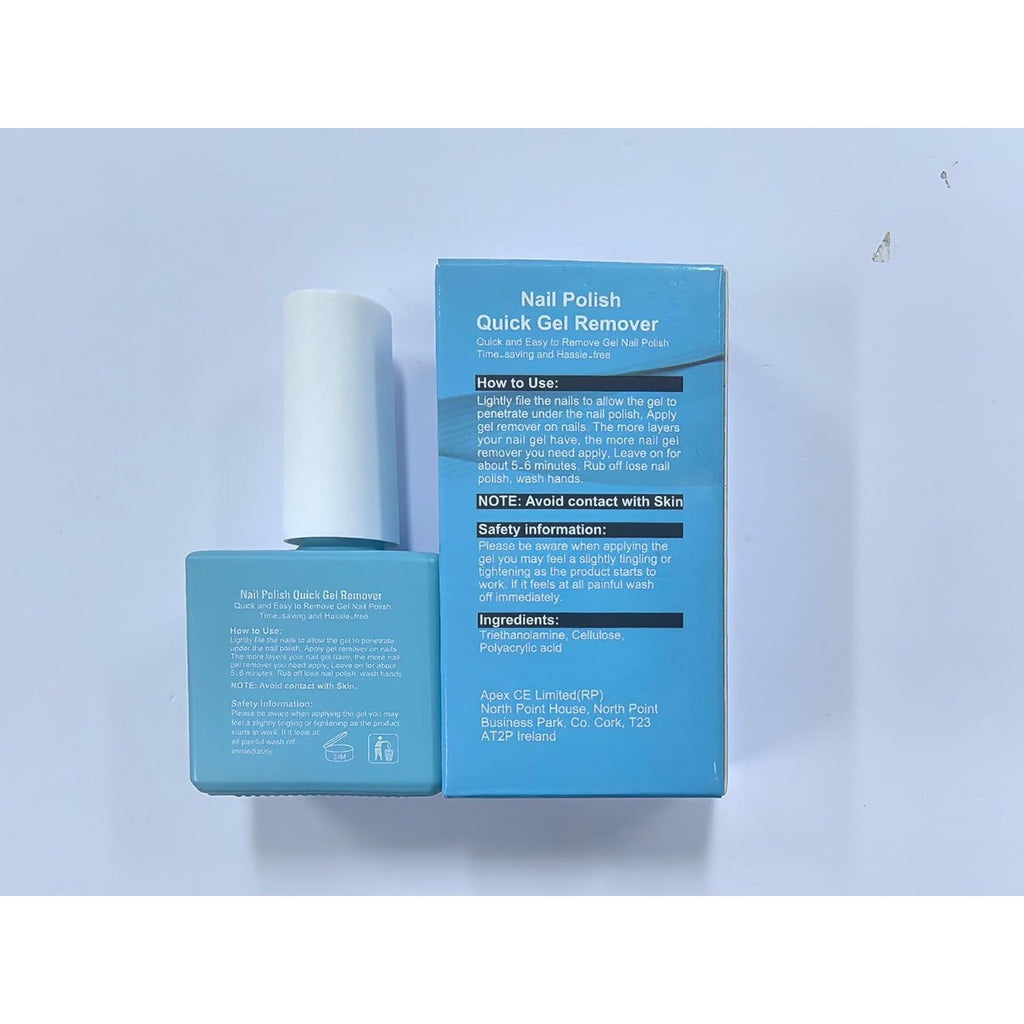 Gel Nail Polish Remover Kit - Fast & Gentle Soak Off in 3-5 Minutes