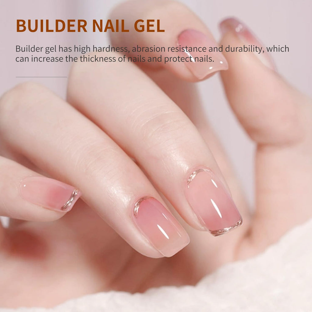 Builder Gel for Nails - Nail Strengthener, Extension, Thickening & Repair, 10ml