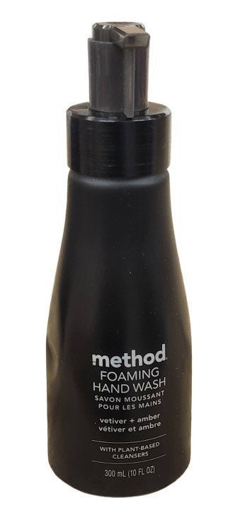 Method Foam Hand Wash 3-Pack Vetiver + Amber Reusable Aluminum Bottles