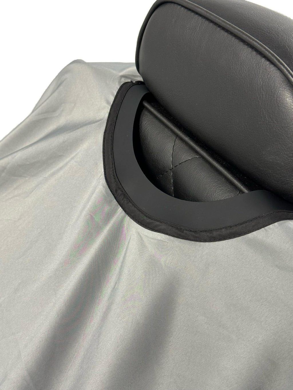 Waterproof Barber Cape 100% Polyester Lightweight Salon & Barbershop Grey