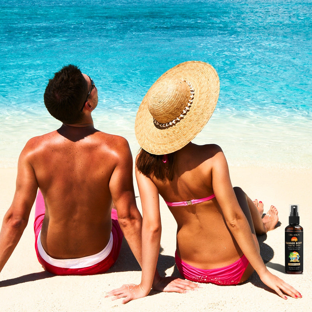 Self Tanner Spray for Face & Body - Natural Glow, Quick Dry, Streak-Free 100ml
