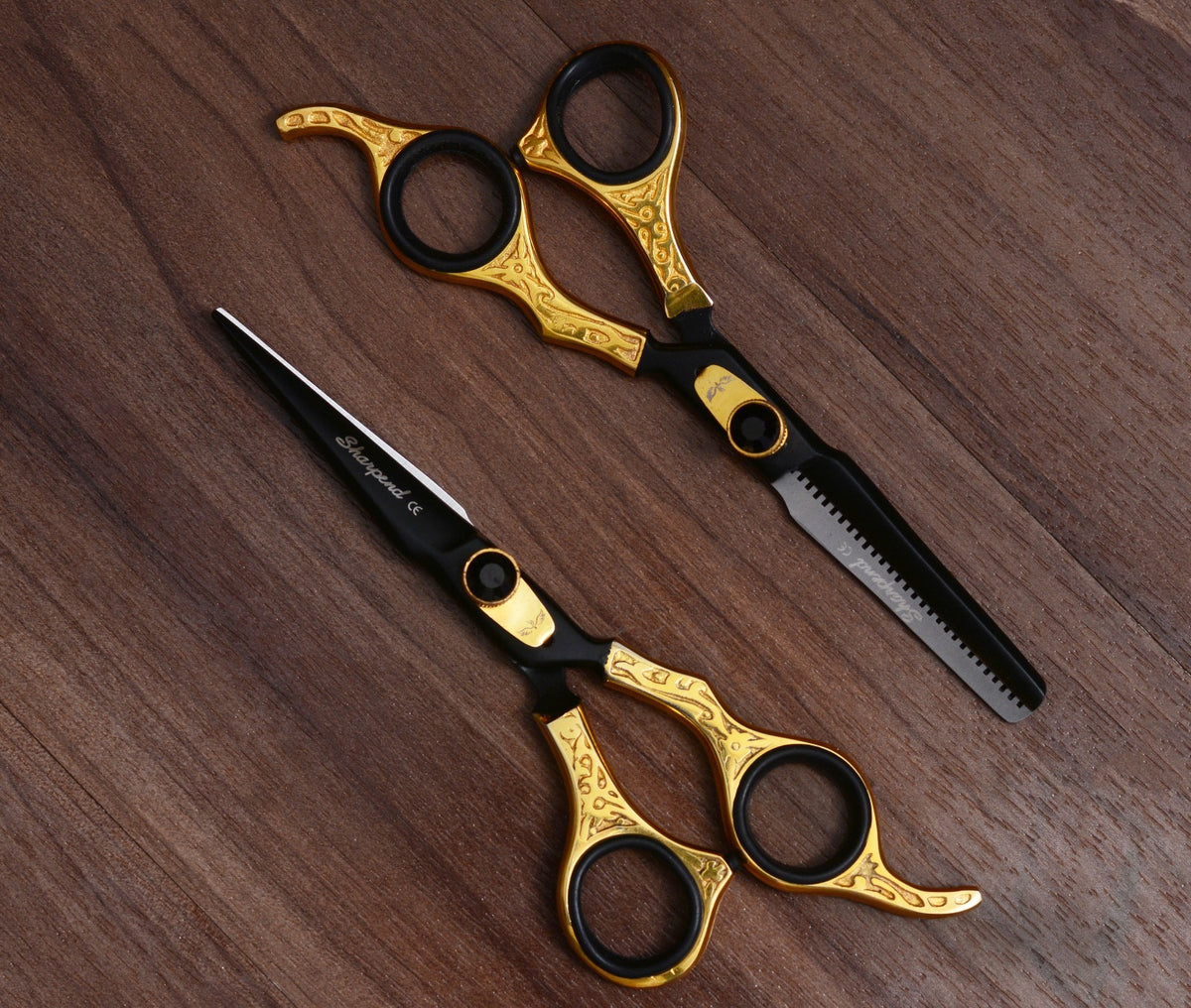 Professional Hair Cutting Shears 6.5 Inch Barber Scissors with Razor & Thinning Set