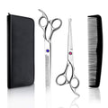 Kids Hair Cutting Scissors Set - 6.5 Inch Salon Barber Shears for Children & Adults