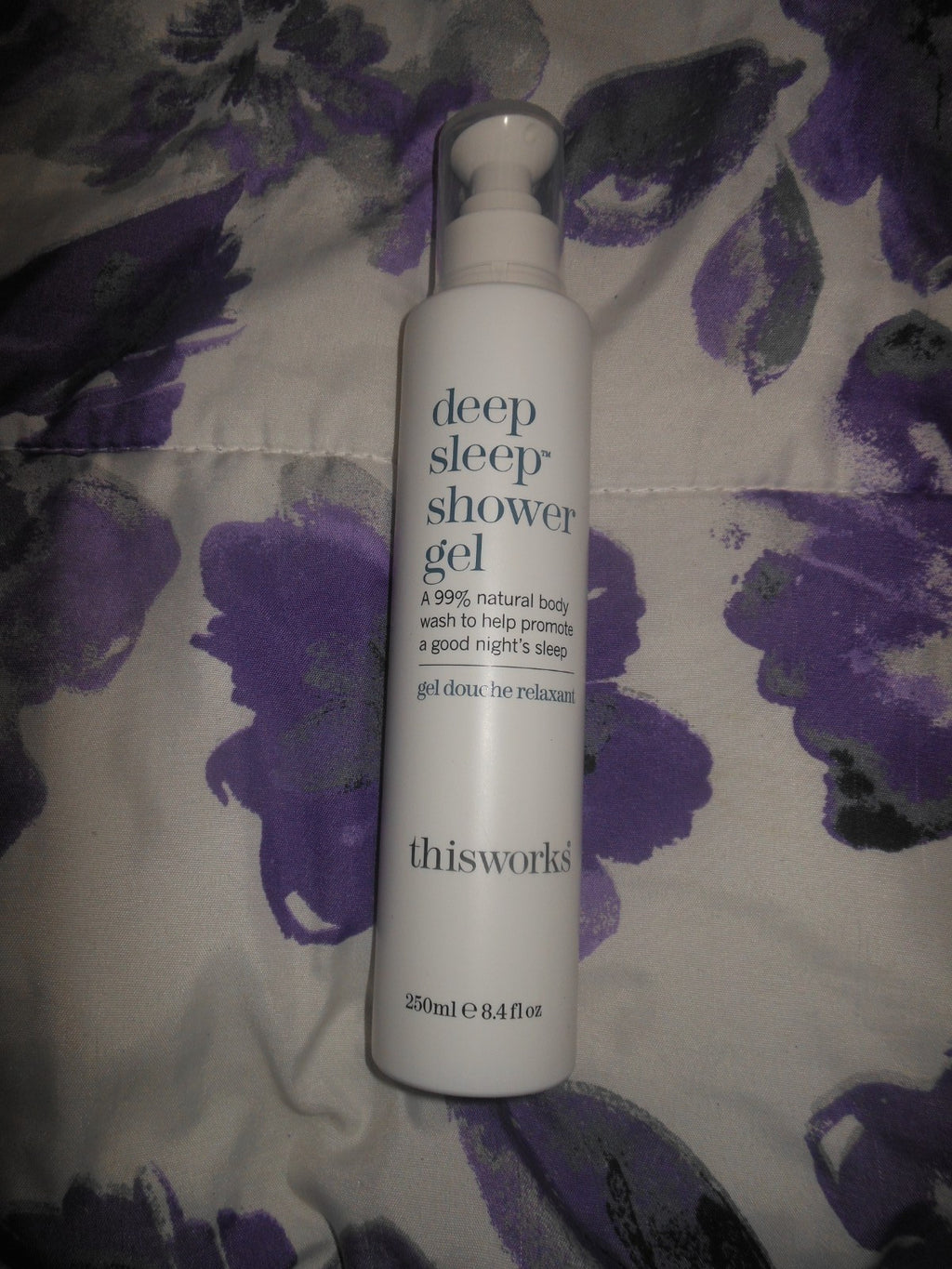 Deep Sleep Shower Gel - 99% Natural Body Wash with Lavender & Chamomile, 8.4 oz
