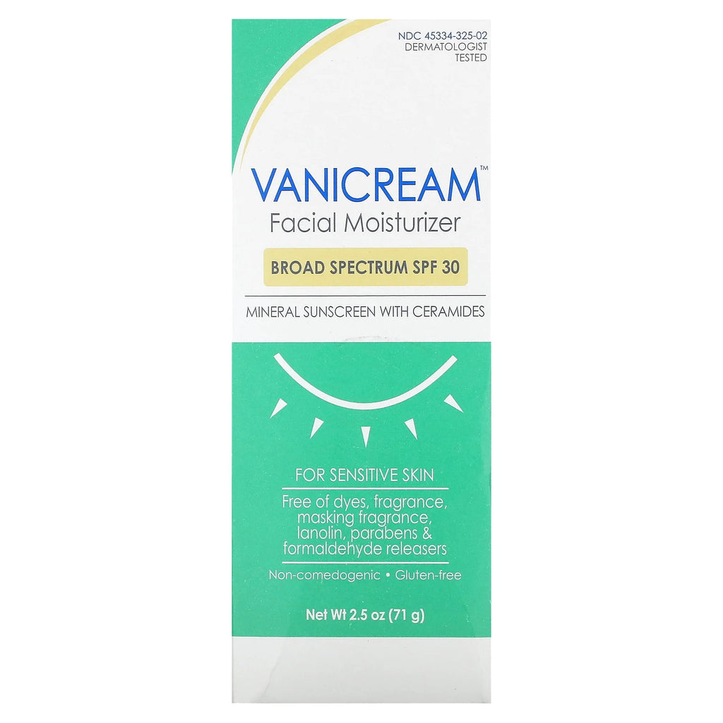 Mineral Sunscreen with Ceramides SPF 30 for Sensitive Skin - Non-Greasy & Broad Spectrum