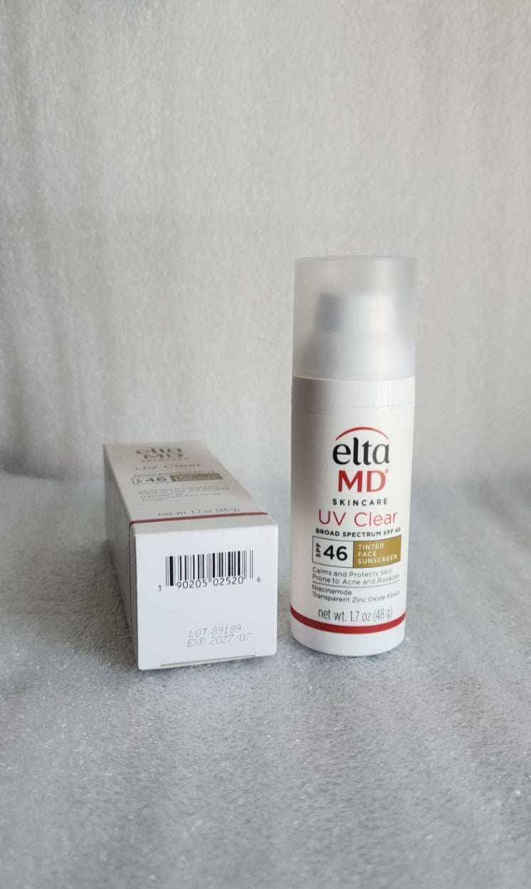 Elta UV Clear Tinted Sunscreen SPF 46 - Face Sun Protection 48g