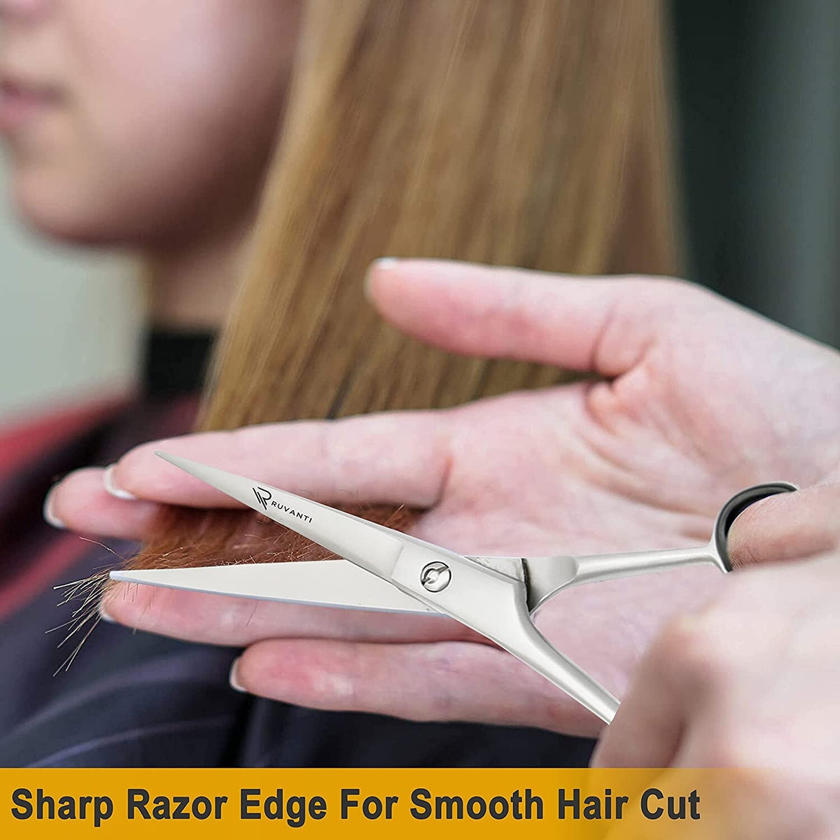 Professional Hair Cutting Scissors 6.5 Inch High-Quality Stainless Steel Barber Shears