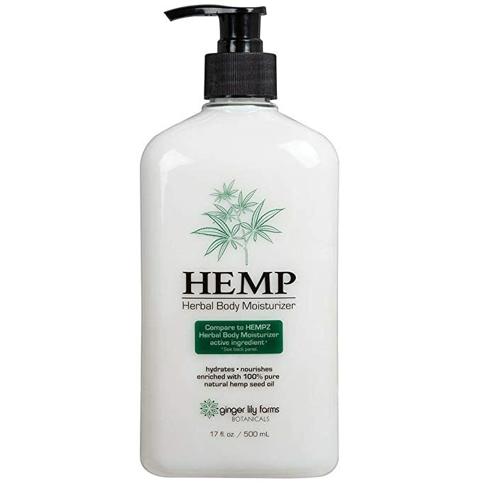 Hemp Herbal Body Moisturizer Lotion - Hydrating After Sun Care 17oz