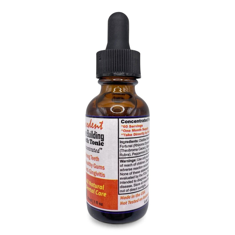 Herbal Mouth Tonic for Gingivitis & Enamel Support with Drynaria & Cacao
