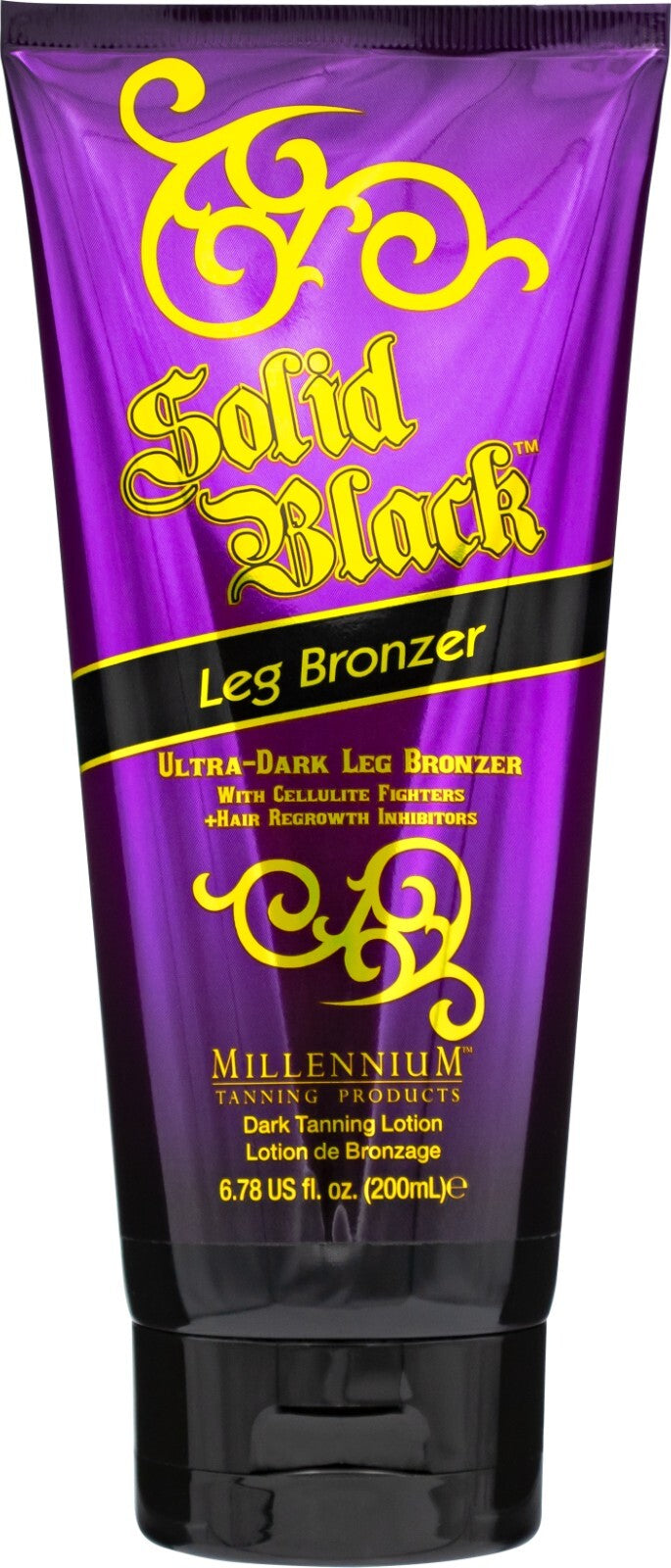 Anti-Aging Face & Leg Tanning Lotion Set - Black Bronzer with Cellulite Fighters