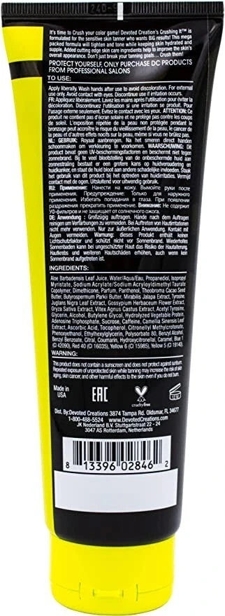 Dark Bronzer Tanning Lotion 8.5oz for Indoor Sunbed Use - Streak-Free Glow