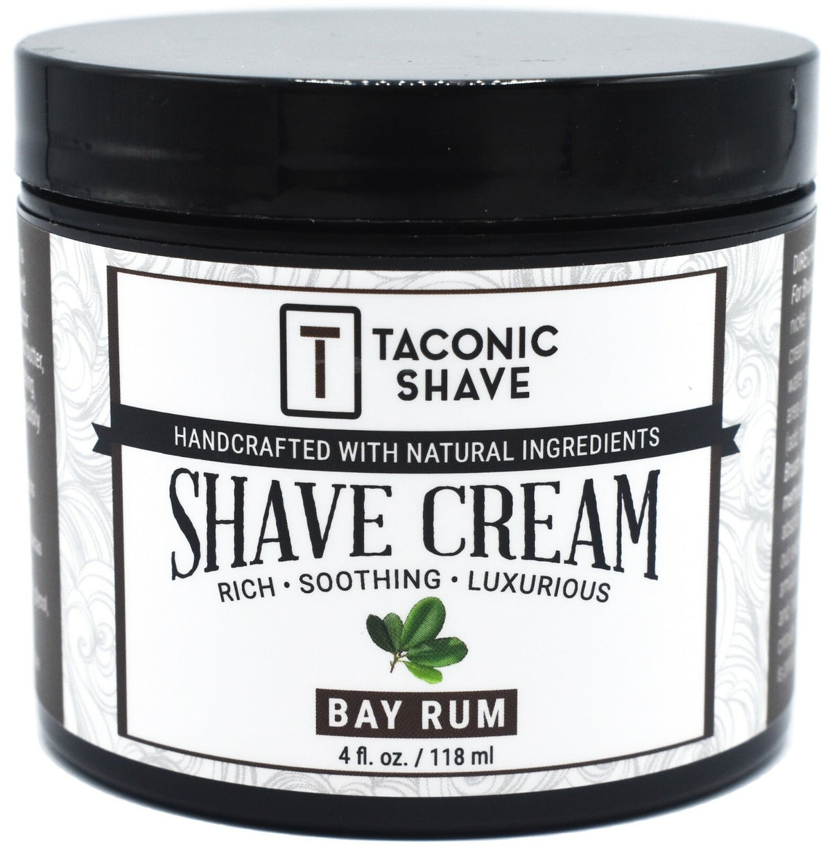 Natural Bay Rum Shaving Cream - Ultra Moisturizing Handmade in USA
