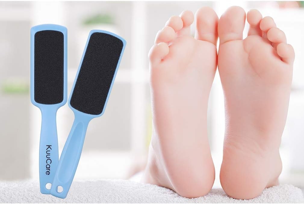Foot File Set - Double-Sided Callus Remover for Feet, Pedicure Tool Kit
