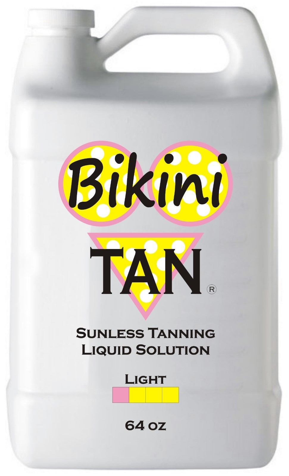 Light Spray Tan Solution 64 oz with Free Applicator Mitt & Gloves - Self Tanner