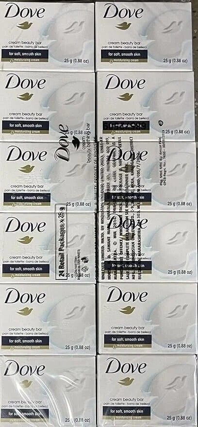 Travel Size Moisturizing Cream Bar Soap - Gentle Hydrating Cleansing