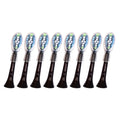 Philips Sonicare DiamondClean C3 Replacement Brush Heads - 8 Pack, Black No Box