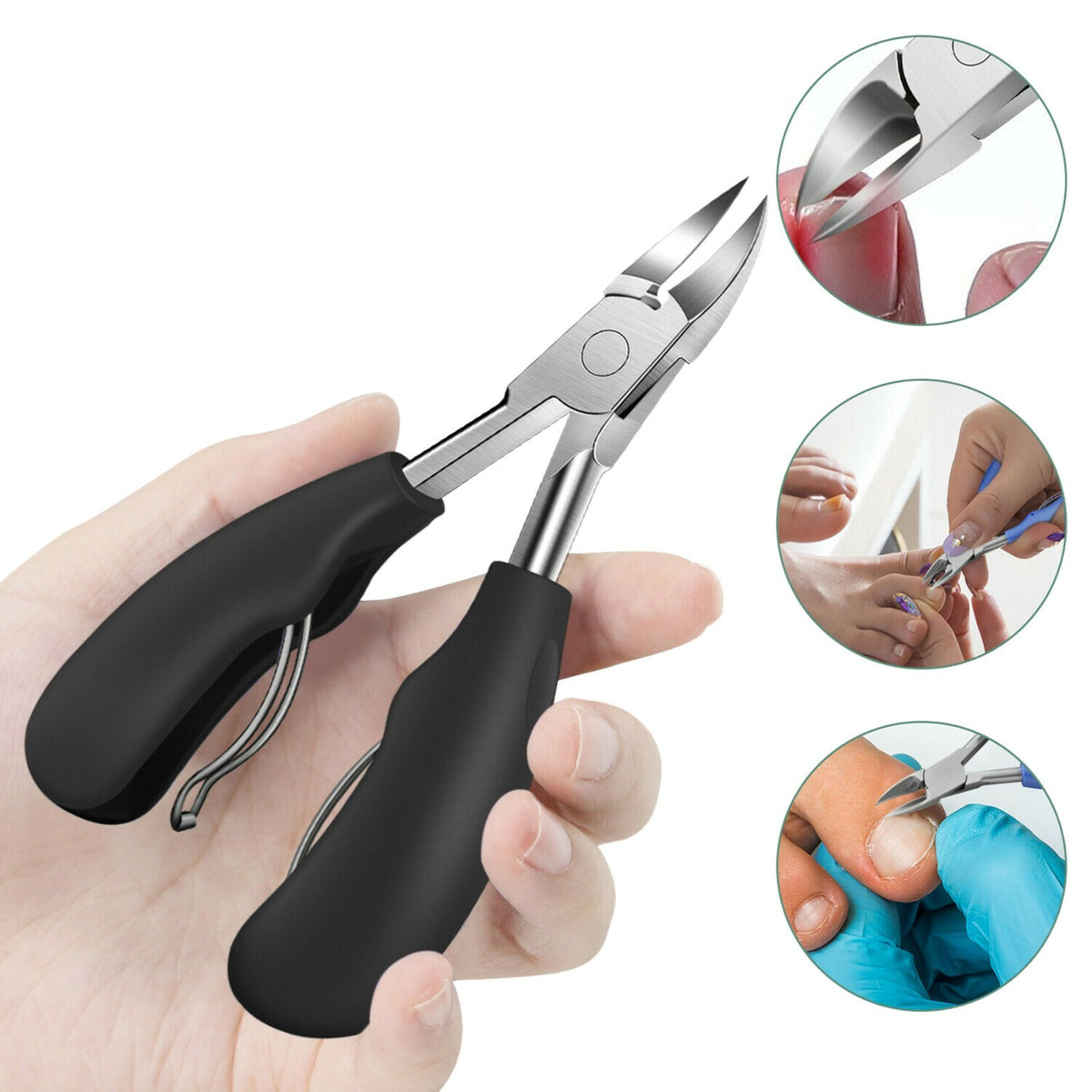 Heavy Duty Toenail Clippers for Thick, Ingrown Toenails – Precision Nail Scissors