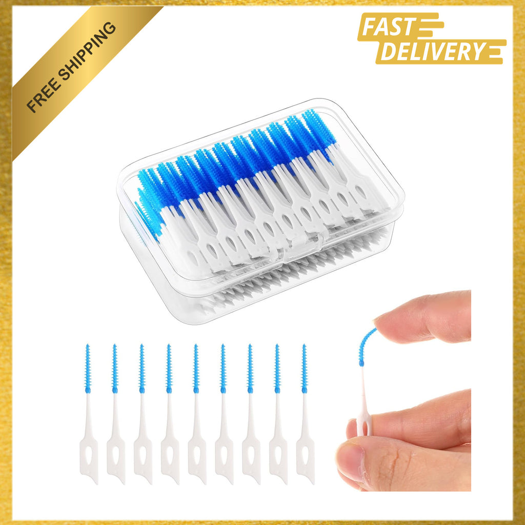 Silicone Interdental Brushes Set with Case - 220 Clean Oral Hygiene Picks