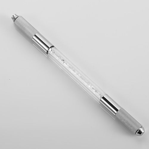 Manual Microblading Pen for Eyebrows - Double Ended Acrylic Tattoo Tool