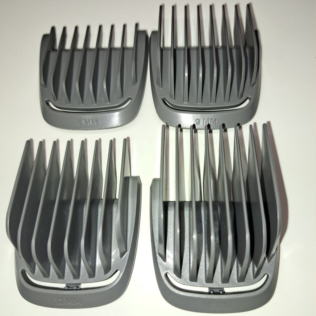 Replacement Haircut Guide Comb Set for Philips Norelco Multigroom T-Blade, 4-16mm