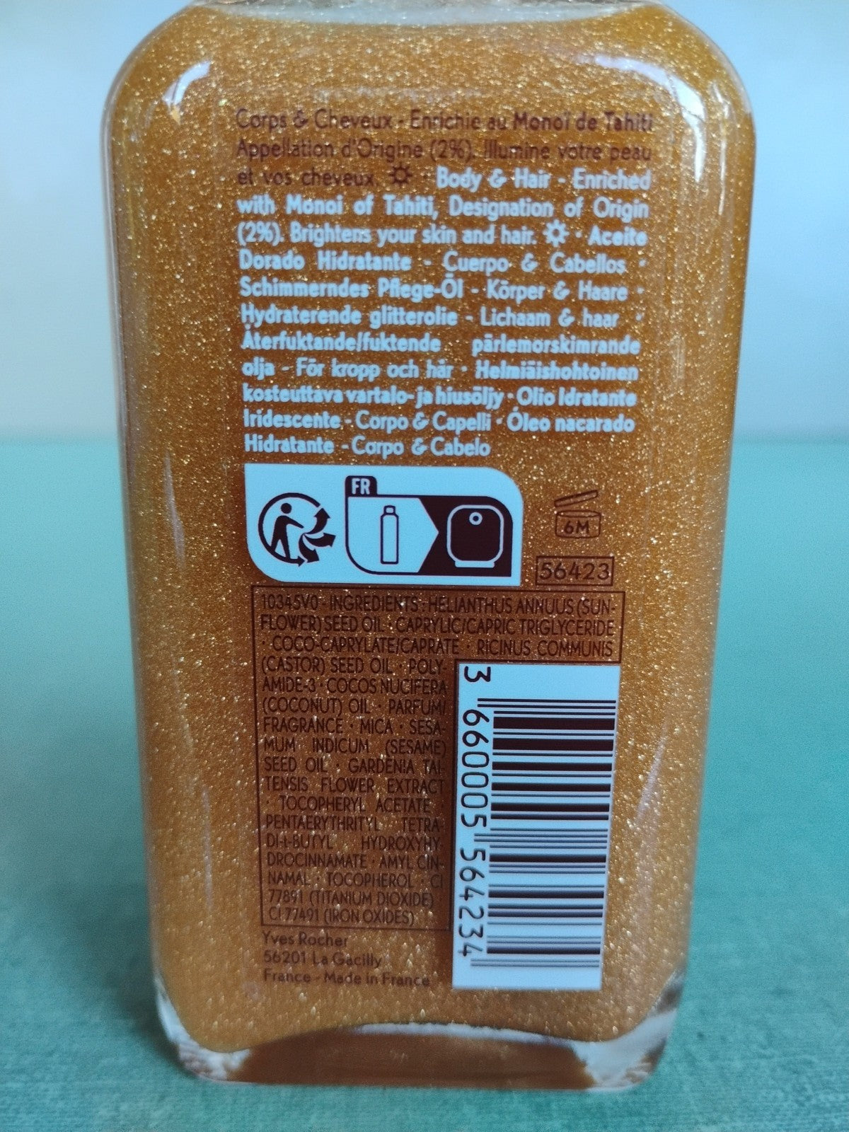 Hydrating Pearl Body and Hair Oil with Tahitian Monoi - 100ml
