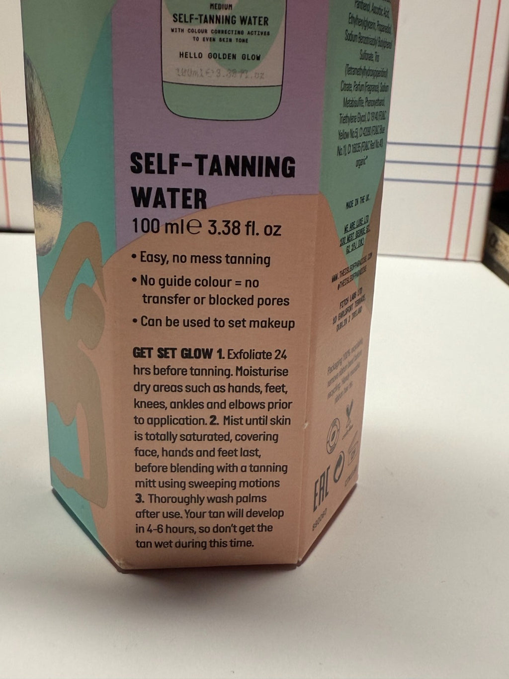 Self Tanning Water Mini Mist - Medium Glow, Isle of Paradise