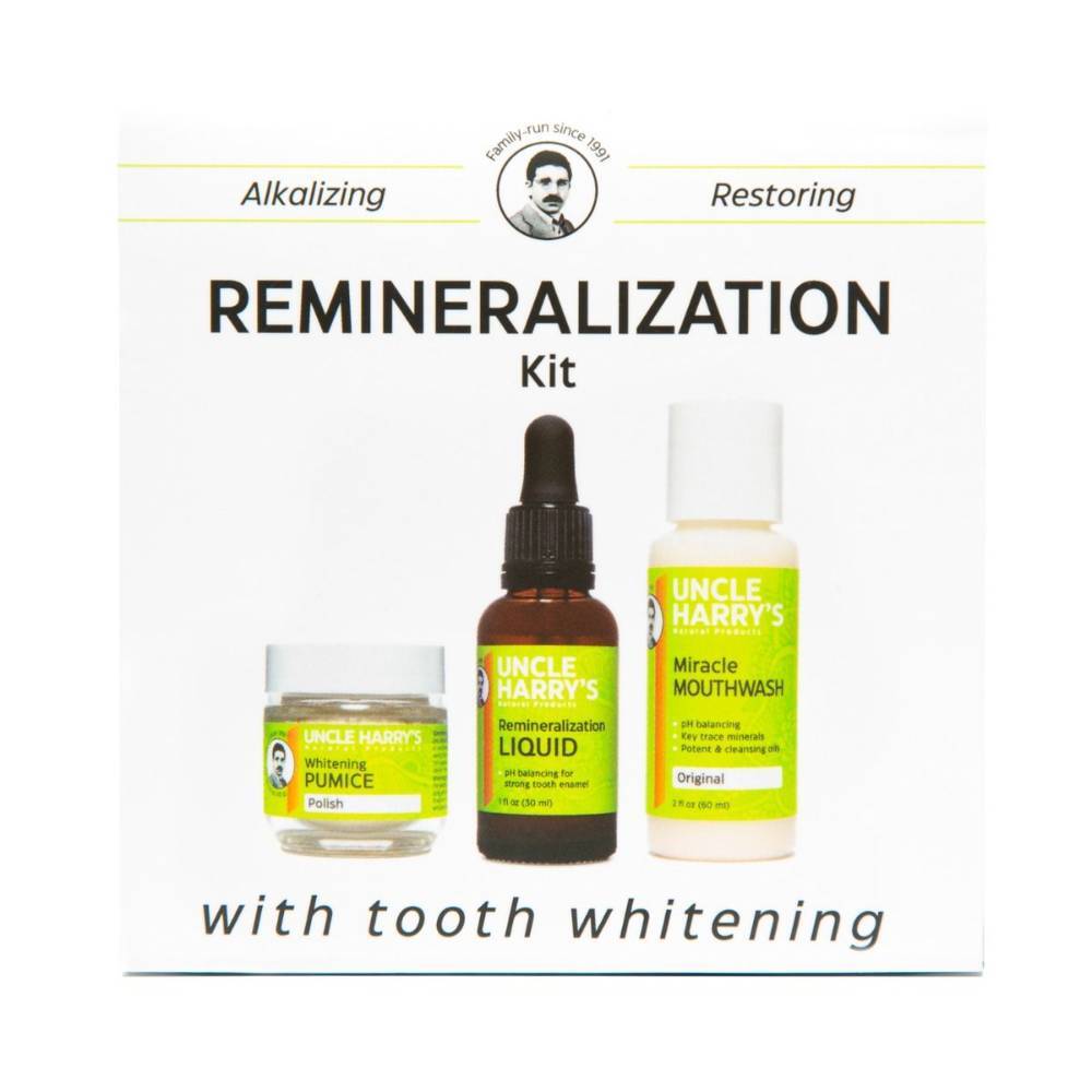 Natural Tooth Remineralization and Whitening Kit - Supports Enamel Strengthening