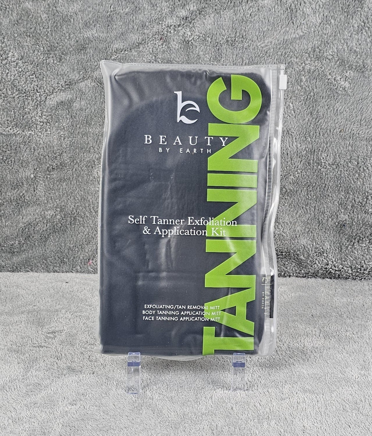 Self Tanner Application Kit with Exfoliating & Tanning Mitts - Reusable Set