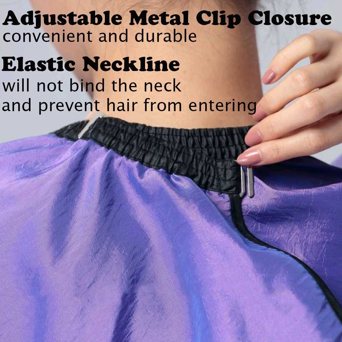 Waterproof Hair Cutting Cape with Hand Holes for Salons and Barbershops