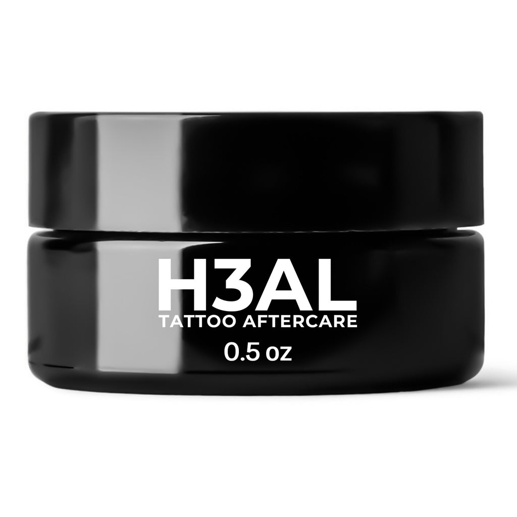 Tattoo Aftercare Balm 0.5 oz – Organic Skin Hydration for New & Old Tattoos