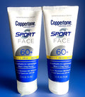 Coppertone Sport Face Sunscreen SPF 60+ Lotion - 2 Pack, 2.5oz Tubes