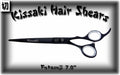 Professional 7.0-inch Black Titanium Hair Cutting Scissors - Thinning Shears