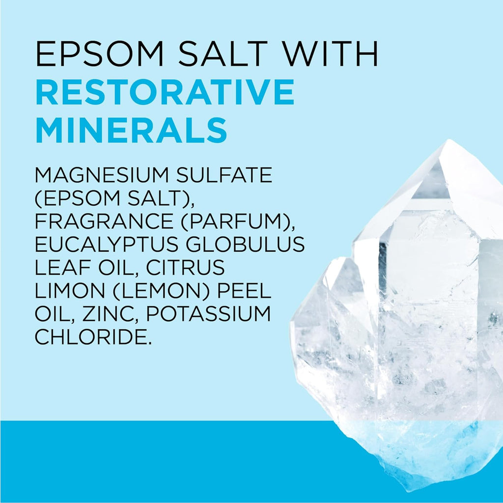 Epsom Salt for Human Use 3lb - Natural Sulfate for Detox & Relaxation