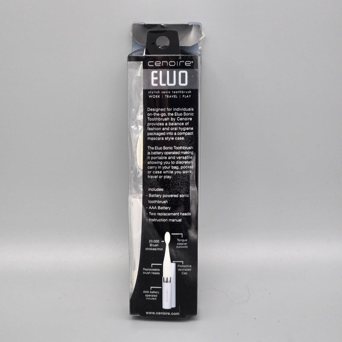 Travel Toothbrush Replacement Heads 2 Pack - Sonic Eluo Oral Care