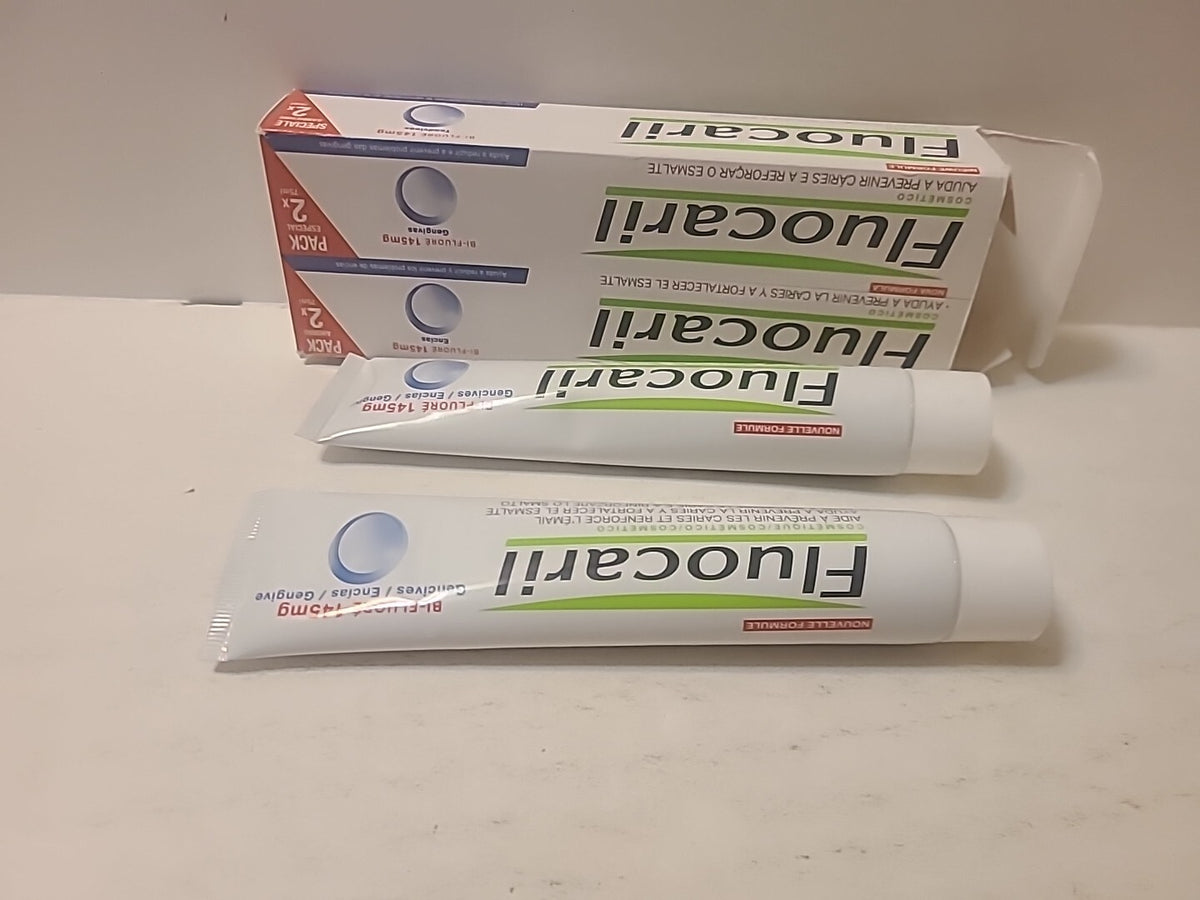 Fluocaril Bi-Fluorinated Gums Toothpaste - 75ml, 2 Pack, Fresh Mint