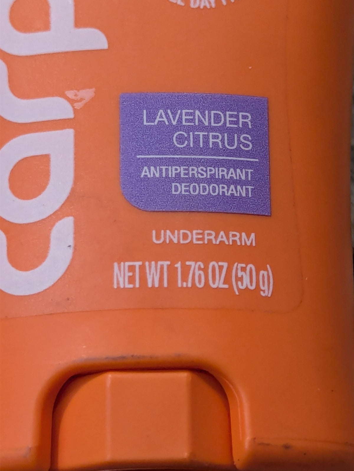 Carpe Lavender Citrus Underarm Deodorant Lotion 1.76 oz - Antiperspirant & Freshening