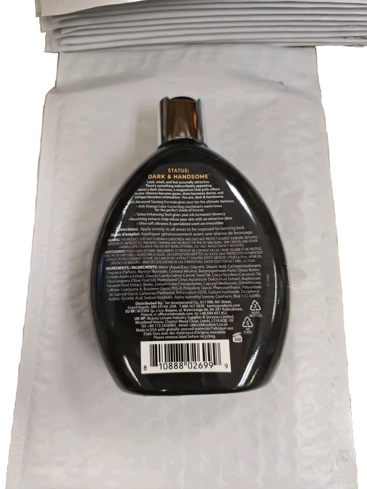Men's Tanning Lotion 13.5 oz - Advanced Dark & Handsome Skin Care