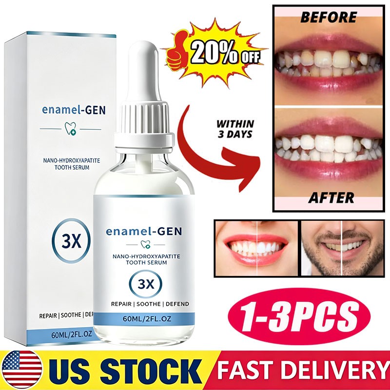 Enamel Repair Tooth Serum for Sensitive Teeth - 1-3PCS Nano Hydroxyapatite Remineralization