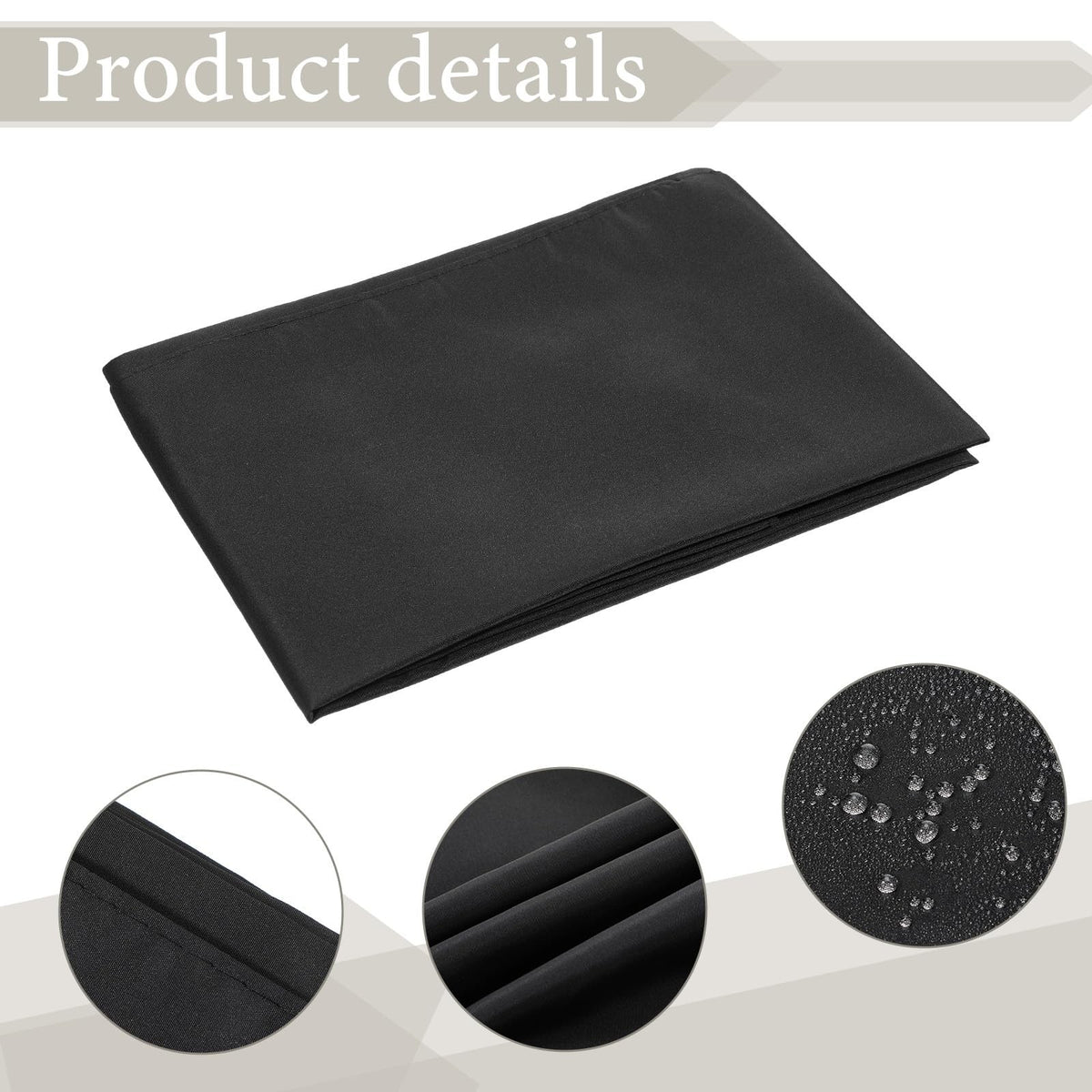Large Waterproof Hair Salon Cape with Metal Snap Closure - 6 Pack