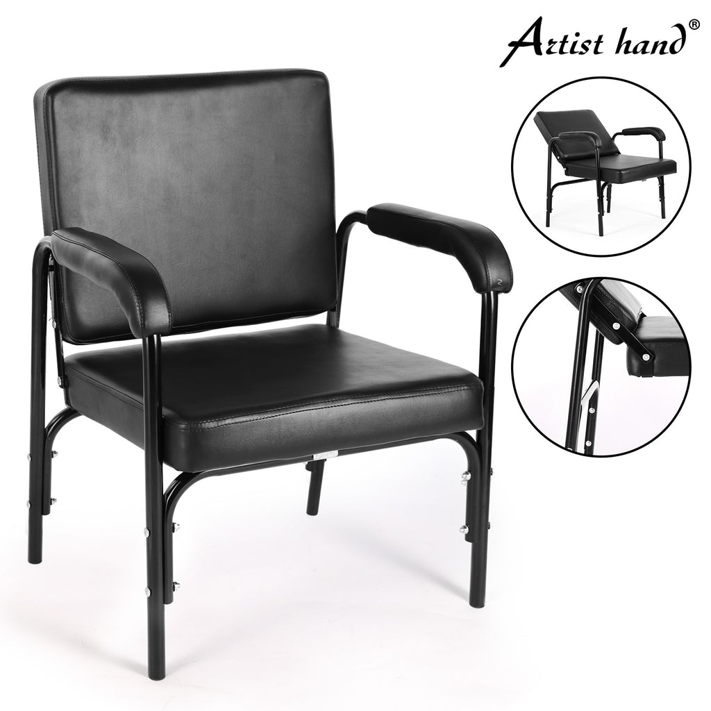 Reclining Shampoo Chair Salon Barber Spa Hair Styling Chair Black