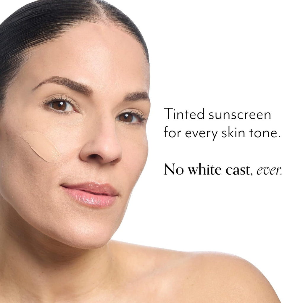 Mineral Sunscreen SPF 30 Tinted Face Sunscreen with Zinc Oxide - Daily UV Protection