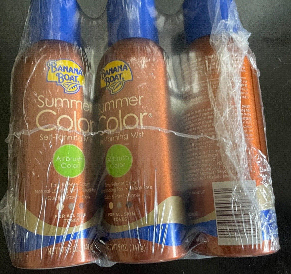 3 Pack Self Tanning Mist - Summer Color Airbrush Tanning Spray 5 oz