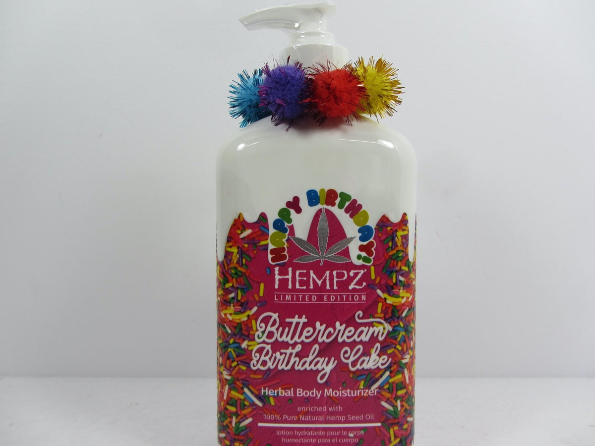 Hempz Happy Birthday Cake Body Moisturizer - Birthday Cake Scent, 17 fl oz