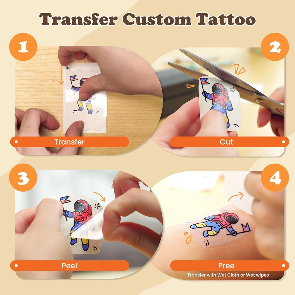 Phomemo TK32 Tattoo Stencil Printer – Portable Bluetooth Thermal Printer for Temporary Body Art