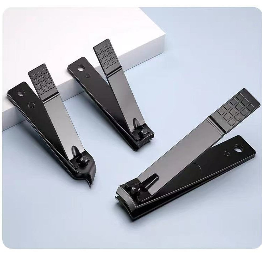 3-Piece Stainless Steel Nail Clippers Set for Men - Durable & Precise Grooming