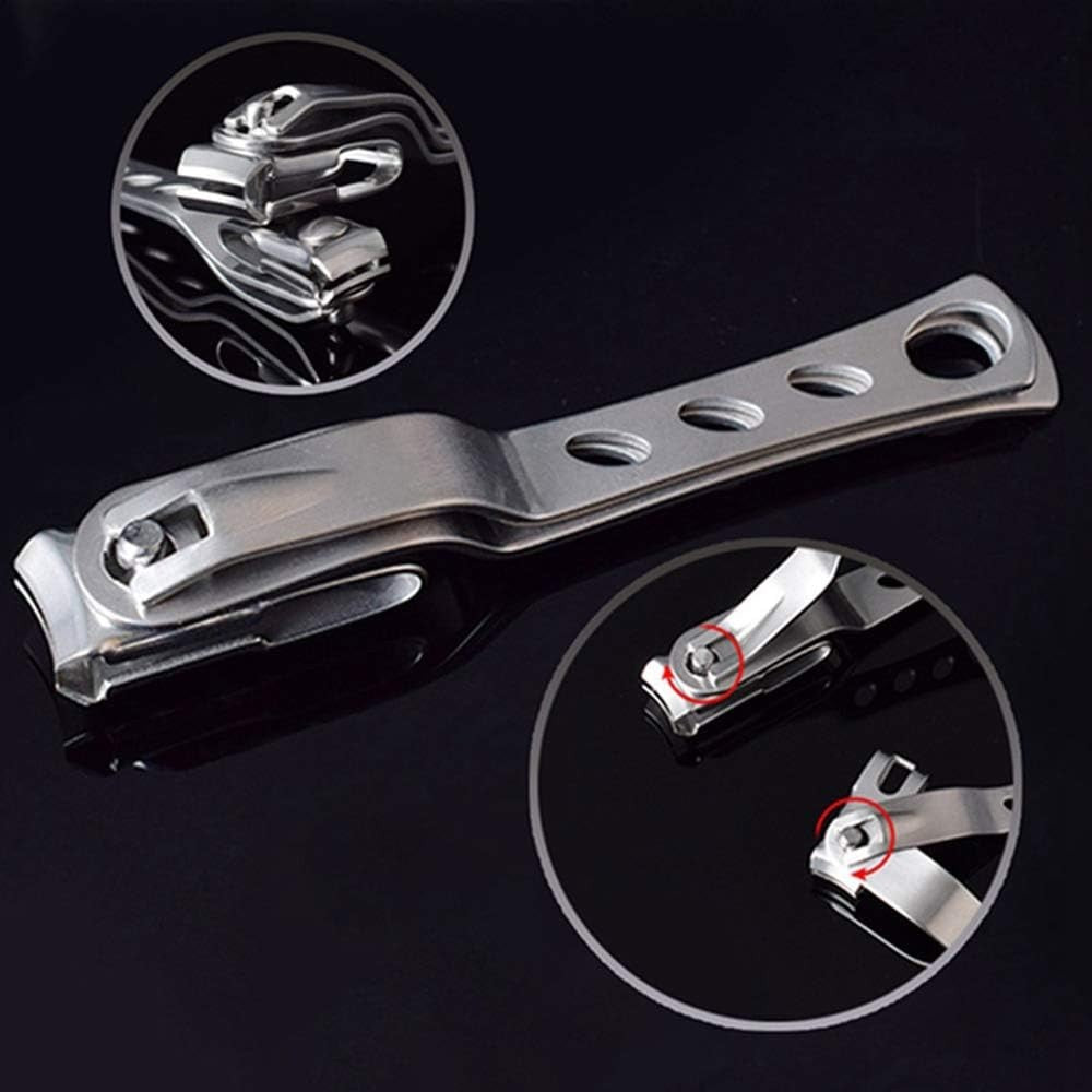 Long Handle Toenail Clippers with Comfort Grip and 3-in-1 Design