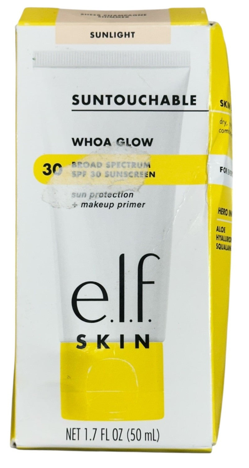 e.l.f. Skin Suntouchable Whoa Glow Sunscreen SPF 30 1.7 fl oz