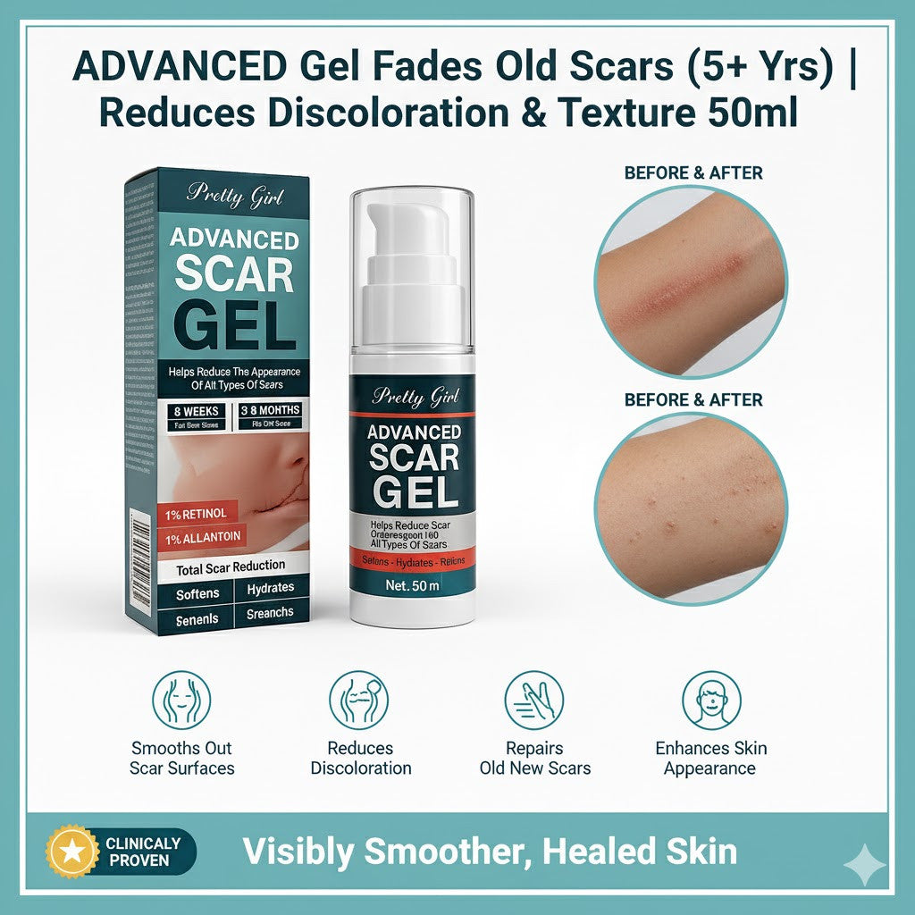 Old Scar Gel for Discoloration & Texture Reduction - 50ml