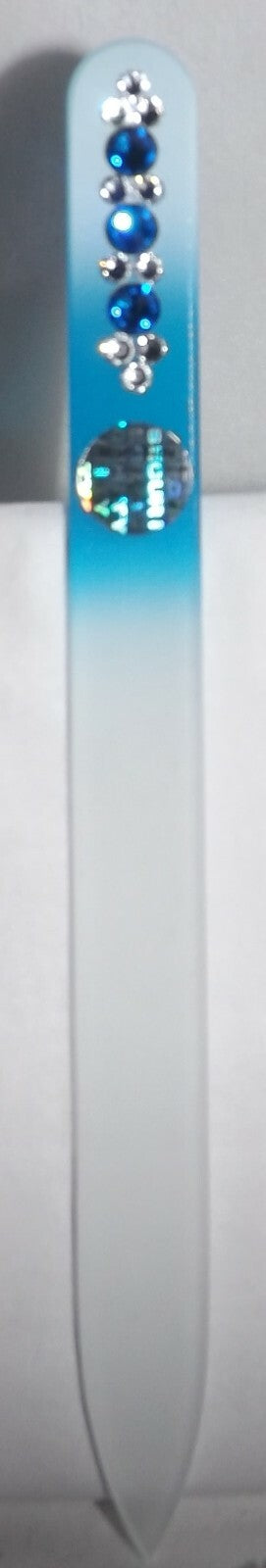 Czech Glass Nail File with Swarovski Elements - Handmade, Lifetime Guarantee